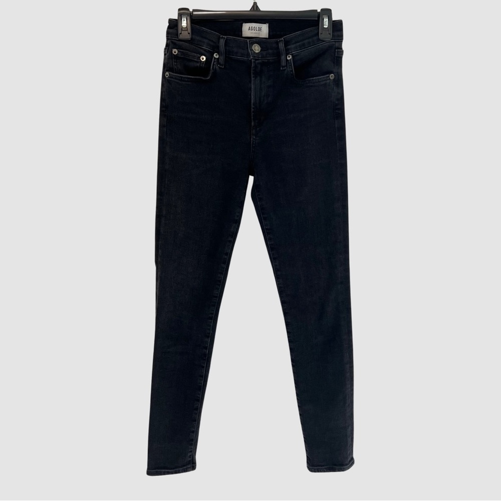 Agolde Black High Waist Skinny Jeans US27 ($188)